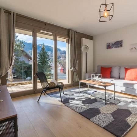 2 pièces vue domaine skiable proche arrêt navette - Chalet Perrette Apartamento Saint-Gervais-les-Bains Exterior foto
