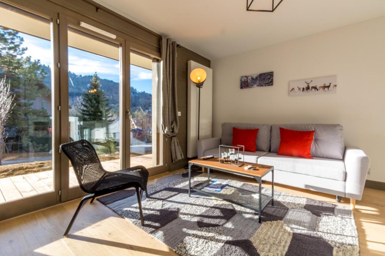 2 pièces vue domaine skiable proche arrêt navette - Chalet Perrette Apartamento Saint-Gervais-les-Bains Exterior foto